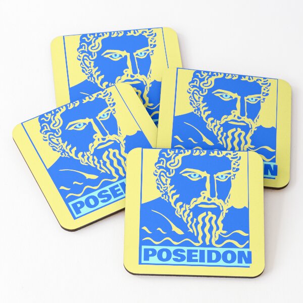 Item preview, Modern Polychrome Poseidon designed and sold by PallasAgora.