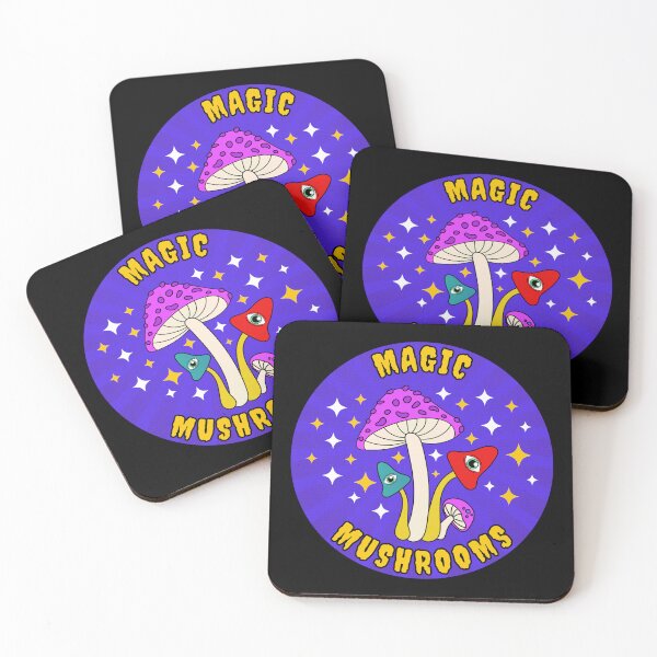Item preview, Flat Pshychedelic one eye Magic Mushrooms designed and sold by AbundanceGuy.