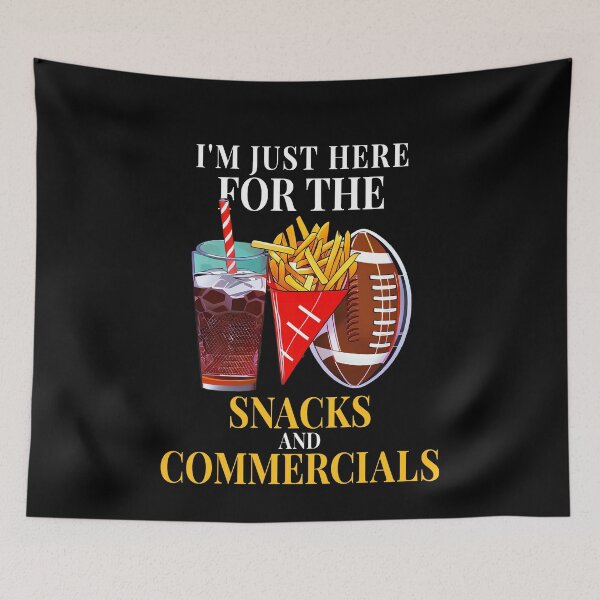 Item preview, Sunday Snacks And Commercials Watching Football Match Sunday designed and sold by TMelonShop.
