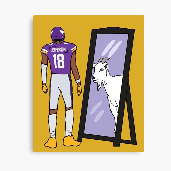 Justin Jefferson Canvas Wall Art – My Idea Sports Canvas