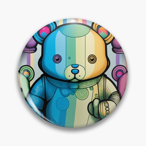 Item preview, Rainbow Bear Pattern | Rainbow Bear | Rainbow Animal | Vivid Bear | Rainbow Bears | Colorful Bear| Colorful Bear |high resolution designed and sold by Synthetic-Intel.