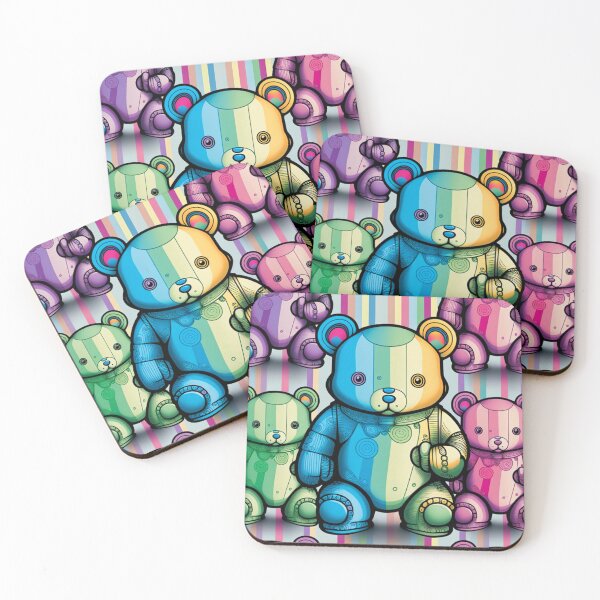 Item preview, Rainbow Bear Pattern | Rainbow Bear | Rainbow Animal | Vivid Bear | Rainbow Bears | Colorful Bear| Colorful Bear |high resolution designed and sold by Synthetic-Intel.