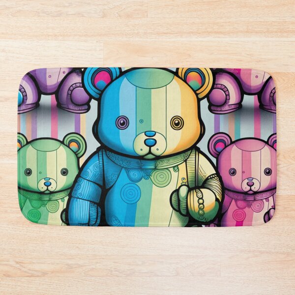 Item preview, Rainbow Bear Pattern | Rainbow Bear | Rainbow Animal | Vivid Bear | Rainbow Bears | Colorful Bear| Colorful Bear |high resolution designed and sold by Synthetic-Intel.