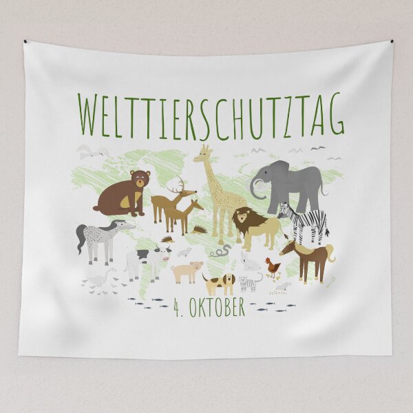 Item preview, Welttierschutztag - 4. Oktober designed and sold by MC Art Studio.
