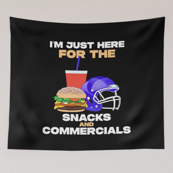 Item preview, Sunday Snacks And Commercials Watching Football Match Sunday designed and sold by TMelonShop.