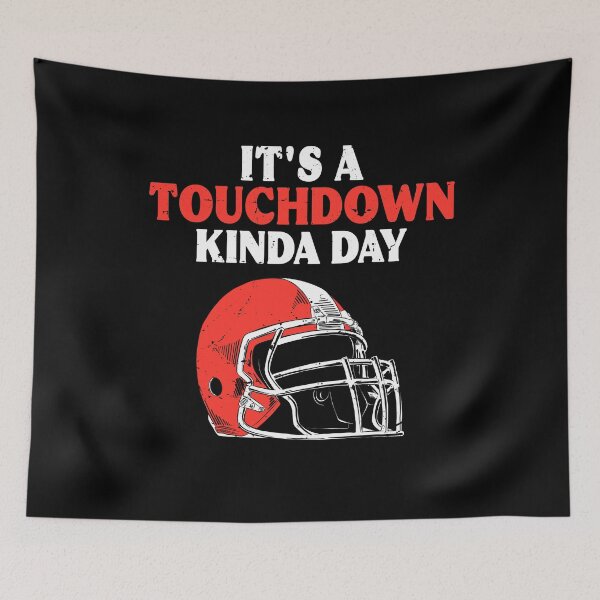 Item preview, It's Touchdown Kinda Day American Sunday Football Game Cats designed and sold by TMelonShop.