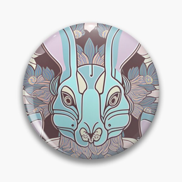 Item preview, Boss Rabbit Pattern | Cute Anime Rabbit | Year of the Rabbit | Pastel Rabbit | Pastel Easter Rabbit | high resolution  designed and sold by Synthetic-Intel.