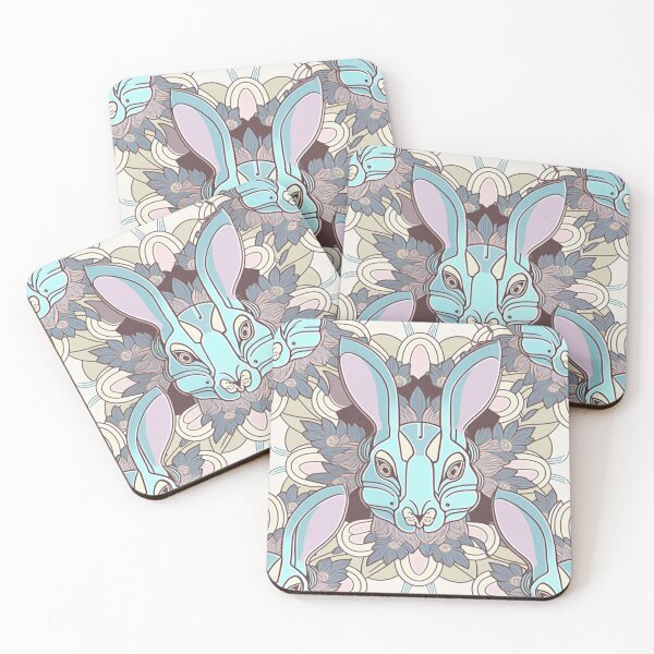 Item preview, Boss Rabbit Pattern | Cute Anime Rabbit | Year of the Rabbit | Pastel Rabbit | Pastel Easter Rabbit | high resolution  designed and sold by Synthetic-Intel.