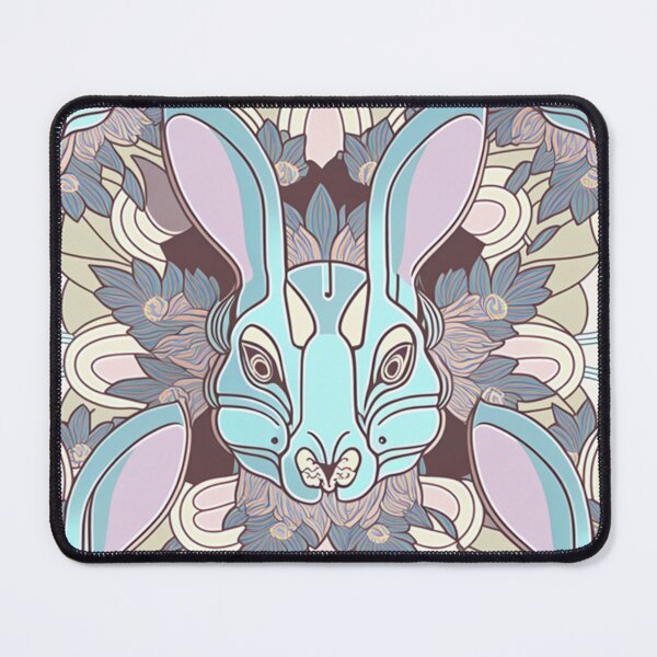 Item preview, Boss Rabbit Pattern | Cute Anime Rabbit | Year of the Rabbit | Pastel Rabbit | Pastel Easter Rabbit | high resolution  designed and sold by Synthetic-Intel.