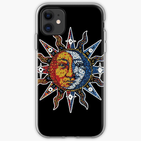 Celestial Mosaic Sun/Moon iPhone Soft Case