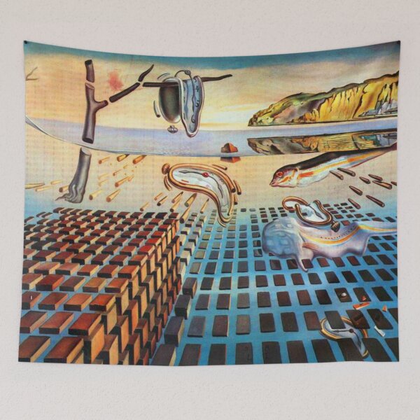 Item preview, Salvador Dali Painting The Disintegration Of The Persistence Of Memory designed and sold by Teetans.
