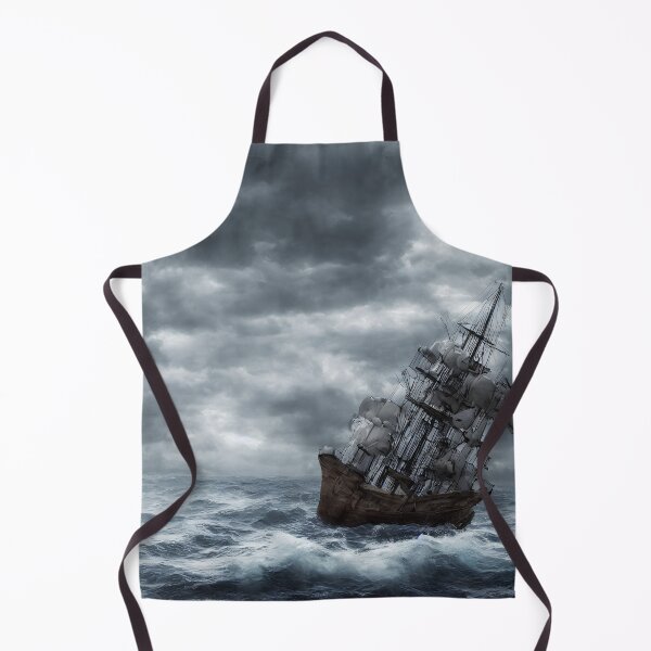 Item preview, Yacht in a stormy sea. designed and sold by Maniock.
