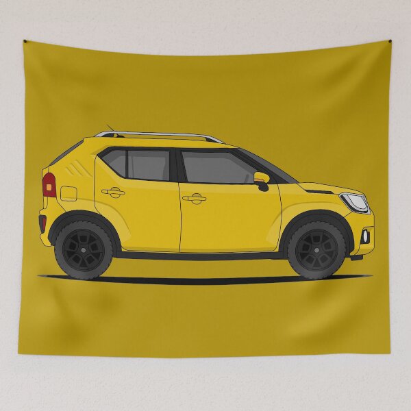 Item preview, Yellow Japanese Compact Crossover designed and sold by Small Cars Shop.
