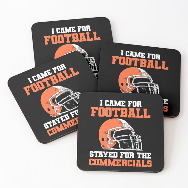 Item preview, I Came For Football Stayed For The Commercials Snacks Sports designed and sold by TMelonShop.