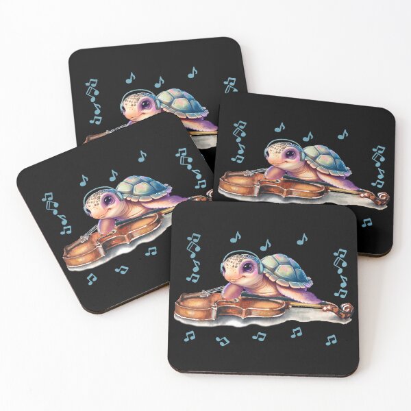Item preview, Turtle listens to music designed and sold by Artbellachi.