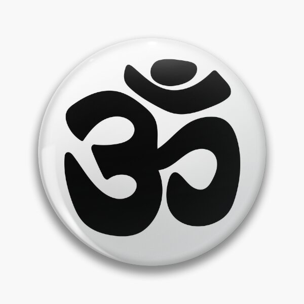 Item preview, Om Aum Ohm Sanskrit symbol black designed and sold by wordznart.