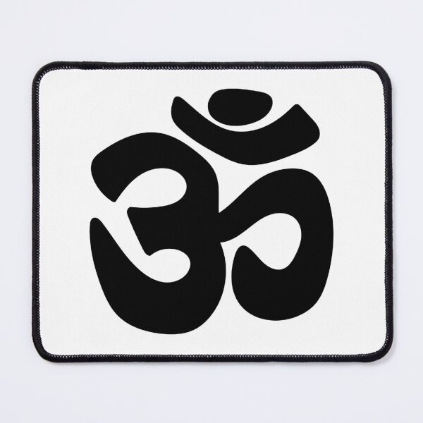 Item preview, Om Aum Ohm Sanskrit symbol black designed and sold by wordznart.