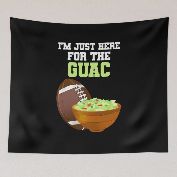 Item preview, Im Just Here For The Guac Funny Football Sunday Matching designed and sold by TMelonShop.