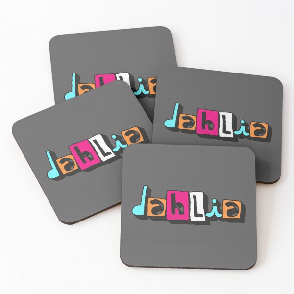 Item preview, DAHLIA Custom Text Birthday Name designed and sold by Danylo Mikhnievych.