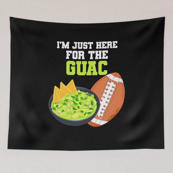 Item preview, Im Just Here For The Guac Funny Football Sunday Matching designed and sold by TMelonShop.