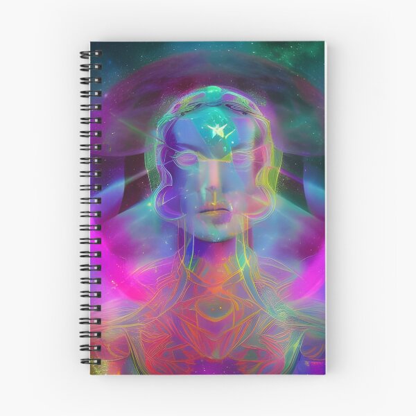 Aperçu de l'œuvre A Higher Love No.7 - Astral Cosmic AI Illustration créée et vendue par Recall-Design.