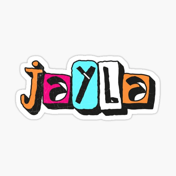 Item preview, Nombre de cumpleaños de texto personalizado de JAYLA designed and sold by Danylo Mikhnievych.