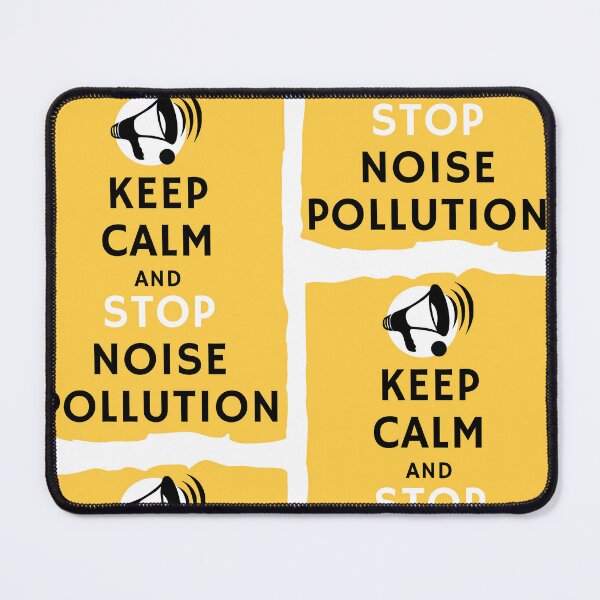 Item preview, Poster on Noise Pollution - KEEP CALM AND STOP NOISE POLLUTION designed and sold by spruceroots.