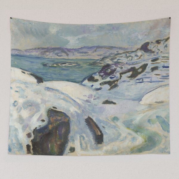 Item preview, Winter on the Fjord by Edvard Munch, 1915  designed and sold by Vintage Wall Art.