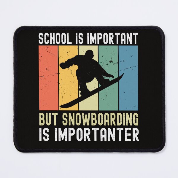 Item preview, Vintage School Is Important But Snowboarding Is Importanter designed and sold by Leader Shirts.