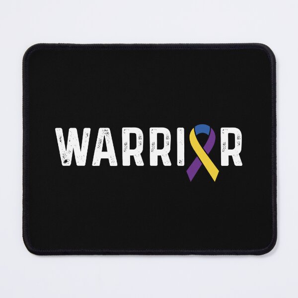 Item preview, Bladder Cancer Awareness Ribbon Warrior designed and sold by CancerMerch.