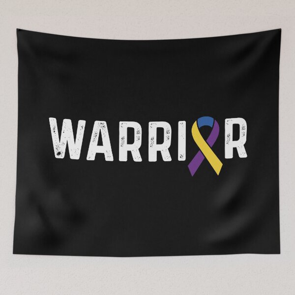 Item preview, Bladder Cancer Awareness Ribbon Warrior  designed and sold by CancerMerch.
