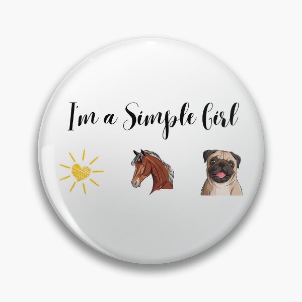Item preview, I'm a Simple Girl  designed and sold by Horse-Aholic.