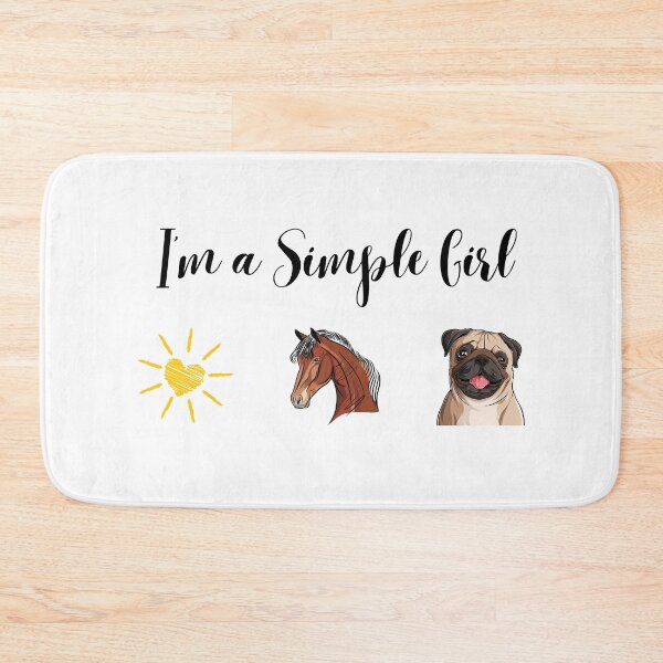 Item preview, I'm a Simple Girl  designed and sold by Horse-Aholic.