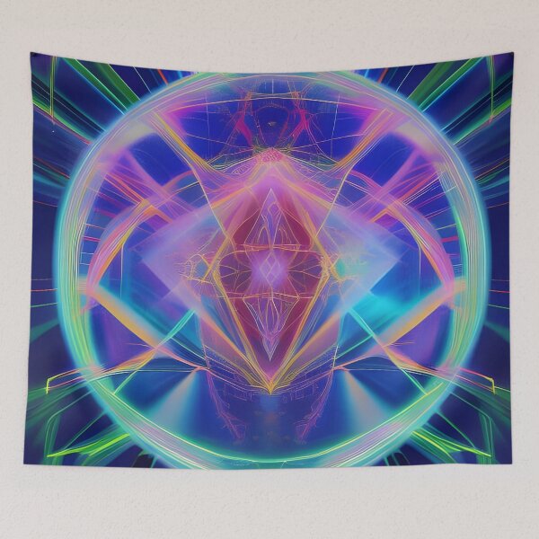 Item preview, A Higher Love No.9 - Astral Cosmic AI Illustration designed and sold by Recall-Design.