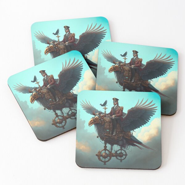 Item preview,  Steampunk robot mechanical bird flyer designed and sold by SJG-digital.