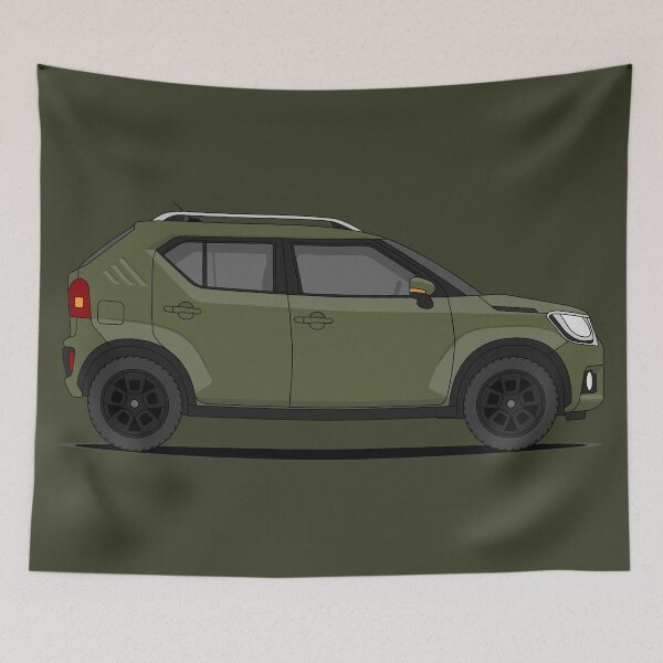 Item preview, Khaki Japanese Compact Crossover designed and sold by Small Cars Shop.