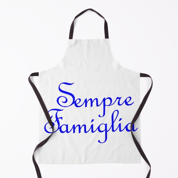 Item preview, Sempre Famiglia means Always Family in Italian (Blue letters) designed and sold by SunnyDazDesign.