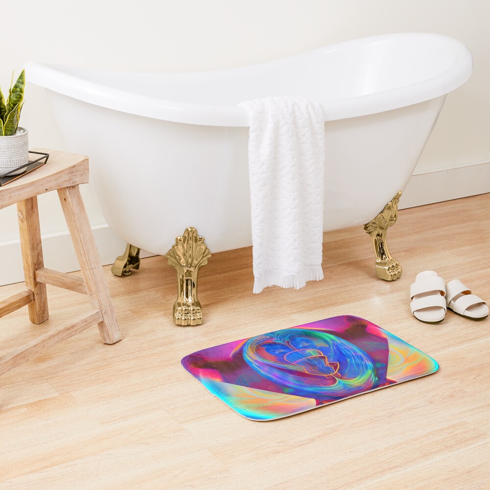 Vista previa del artículo con la obra «Alfombra de baño», diseñado y vendido por Recall-Design.