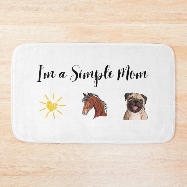Item preview, I'm a Simple Mom  designed and sold by Horse-Aholic.