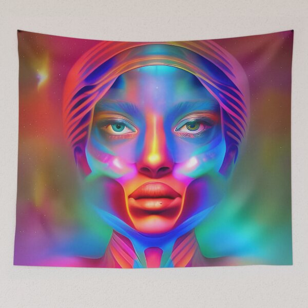 Item preview, One Love No.2 - Astral Cosmic AI Illustration designed and sold by Recall-Design.