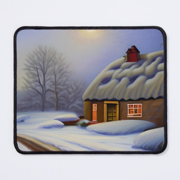 Item preview, Pretty Winter Cabin designed and sold by Poetic Patterns Studio.