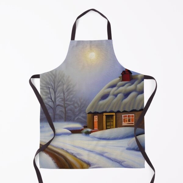 Item preview, Pretty Winter Cabin designed and sold by Poetic Patterns Studio.