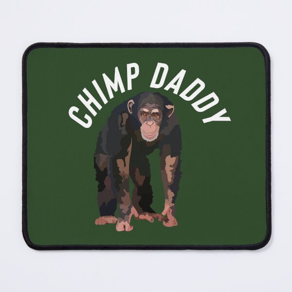 Item preview, Chimp Daddy,Chimpanzee – Intelligent and Social Great Ape Illustration designed and sold by PrettylittlepastelUk.