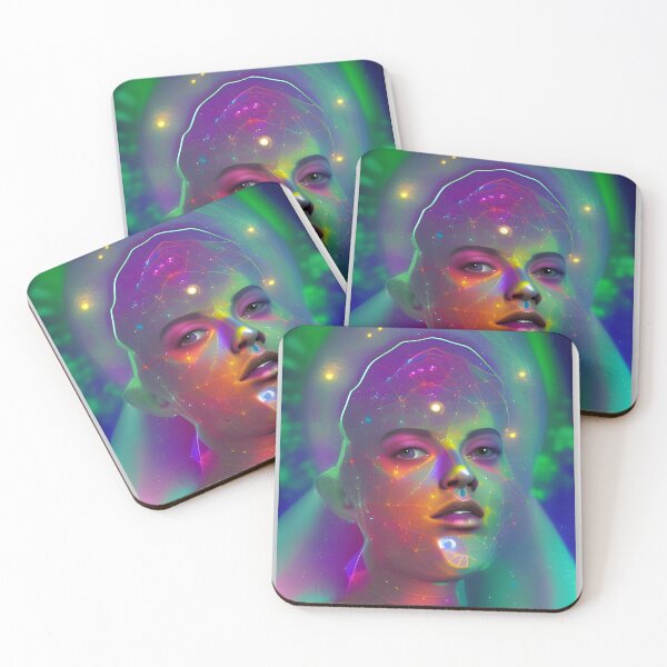 Item preview, One Love No.4 - Astral Cosmic AI Illustration designed and sold by Recall-Design.