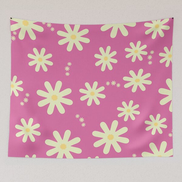 Item preview, Happy Pink Flower Garden designed and sold by PrettyViews.