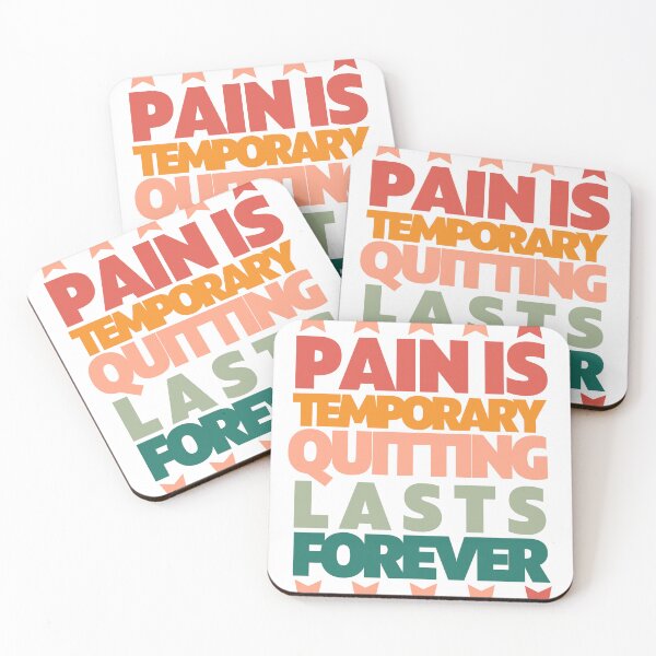 Item preview, Pain Is Temporary Quitting Lasts Forever designed and sold by Babytopia.