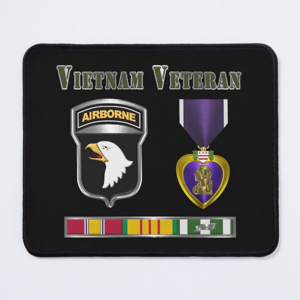 Item preview, 101st Airborne Division Vietnam Veteran Purple Heart designed and sold by SoldierAlways.