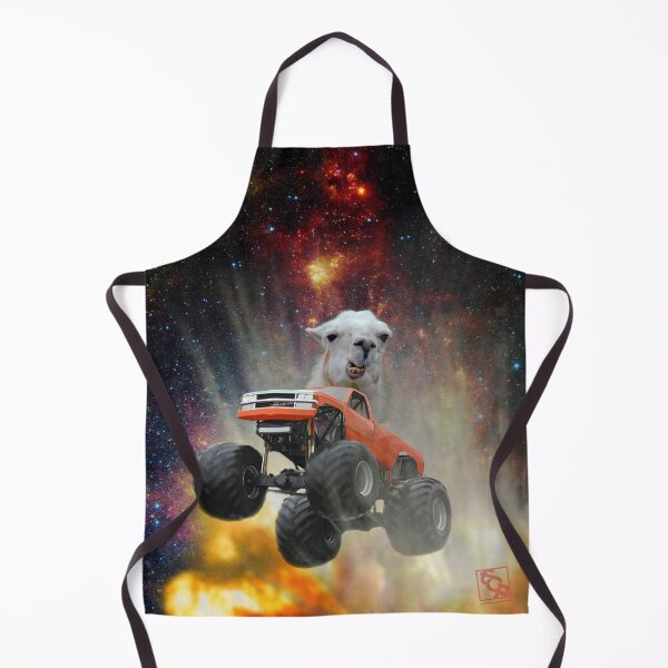 Item preview, OH MY LAMA!... AGAIN! Its an Explosive Jumping Monster Truck With a Lama Driving!  designed and sold by thisiserikpaul.