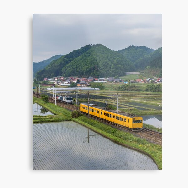 Aperçu de l'œuvre JR 115 de JR West (West Japan Railway Company) entre Shoyama et Kami-Iwami, Japon créée et vendue par surecanmakeit.