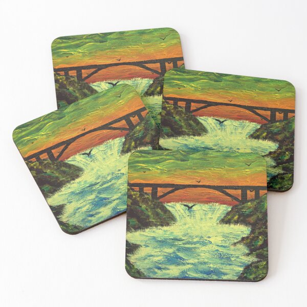 Item preview, Bridge over turbulent waters designed and sold by George Hutton Hunter.